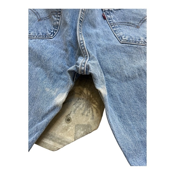 Levi’s 505 Regular Leg Straight Fit Jeans in Light Blue Size 36/30 - Picture 9 of 10